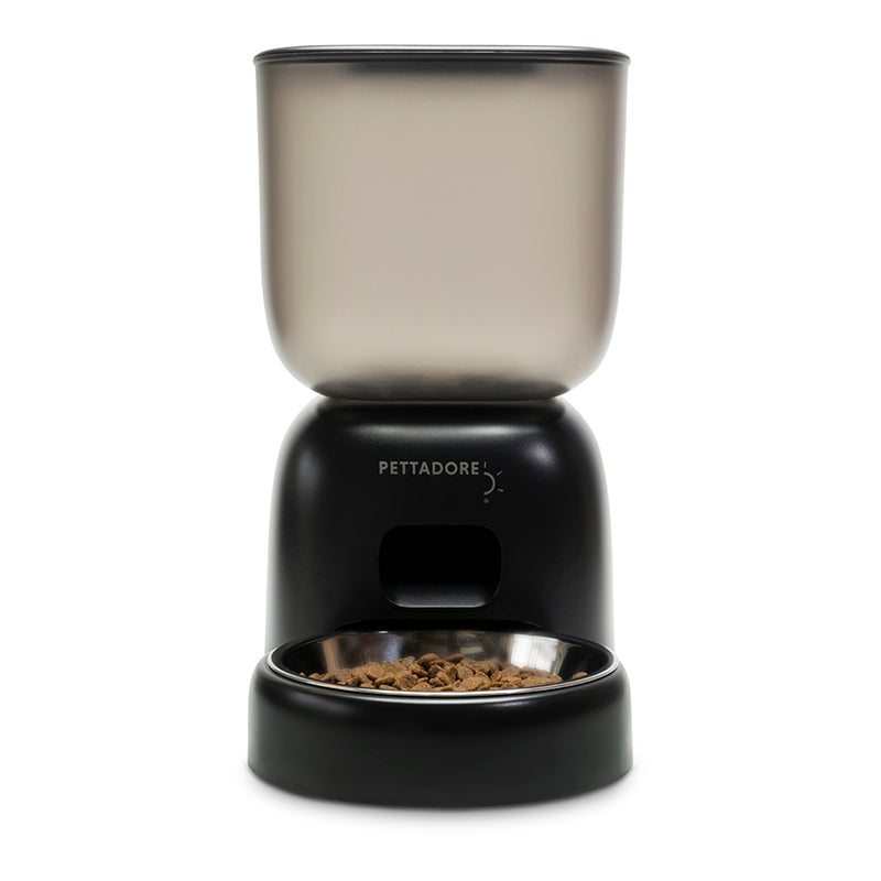 Pettadore - Nutri Lite - Voerautomaat kat - Zwart - Automatische voerbak kat