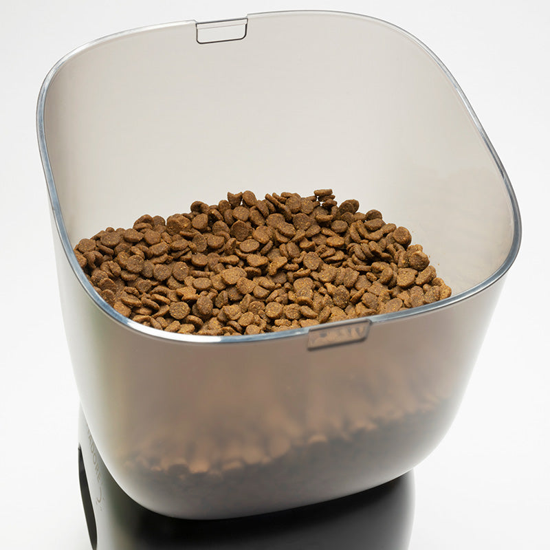 Pettadore - Nutri Lite - Voerautomaat kat - Zwart - - Automatische voerbak kat - Silo